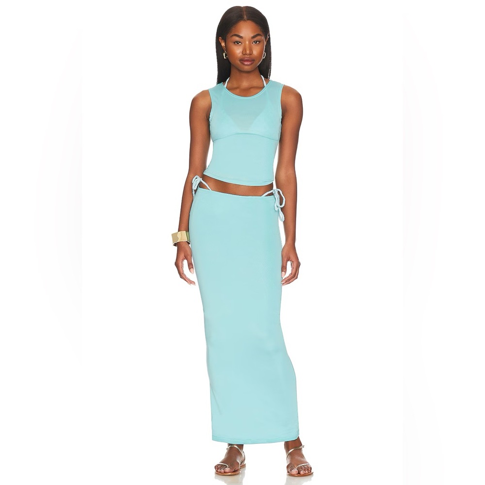 VDM the Label 2-Piece Matching Skirt & Tank Set Sky Blue Mimi & Charlotte XL